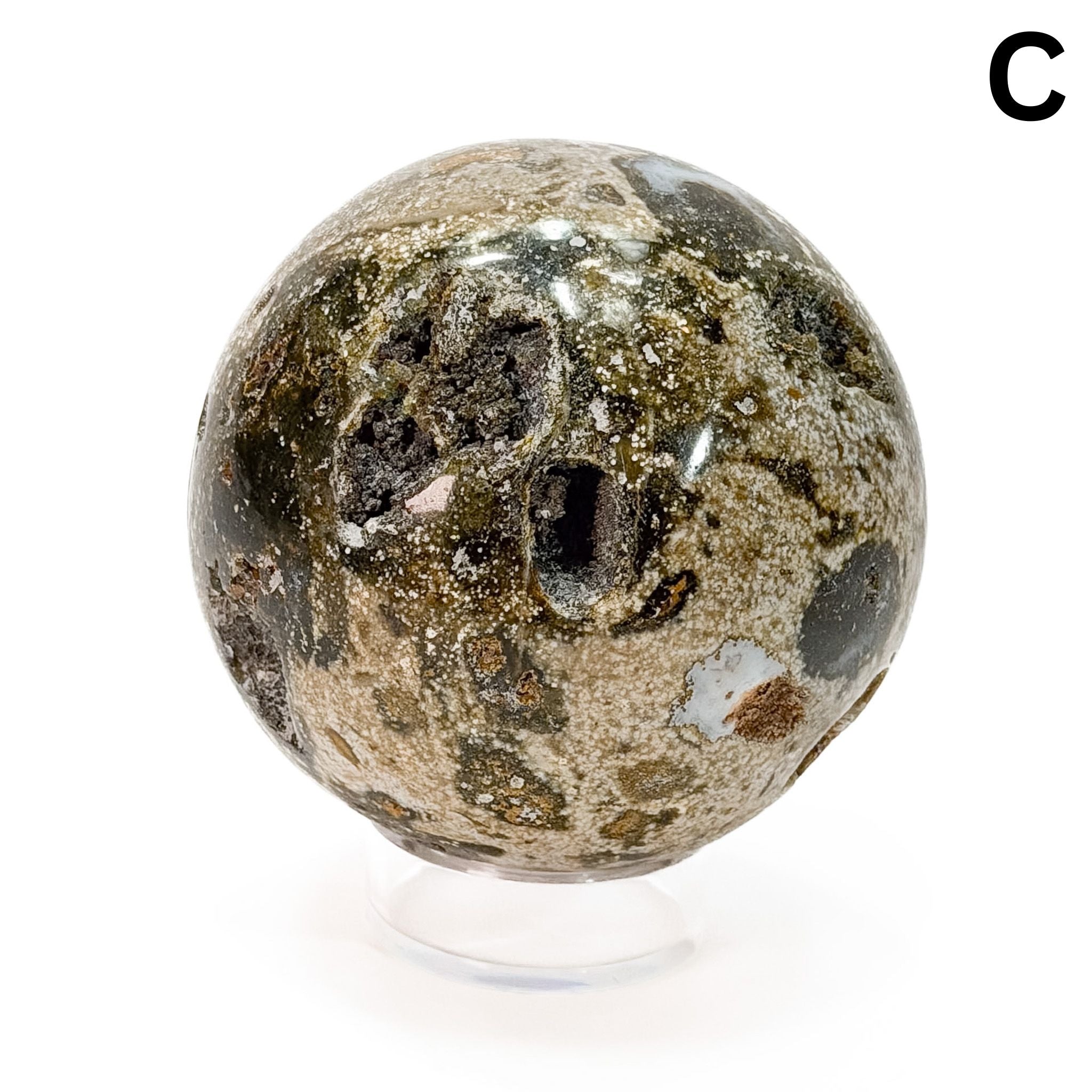 Sea Jasper Sphere