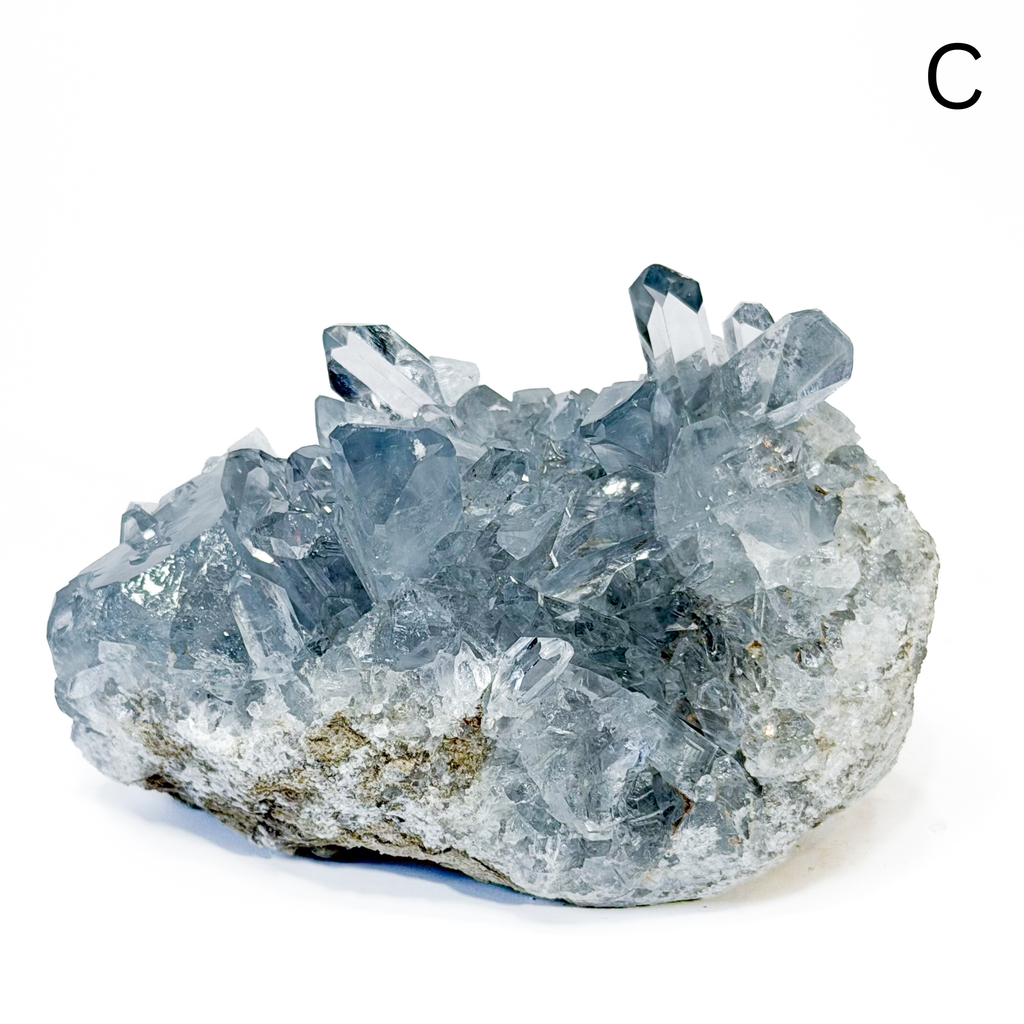 Blue Celestite Cluster