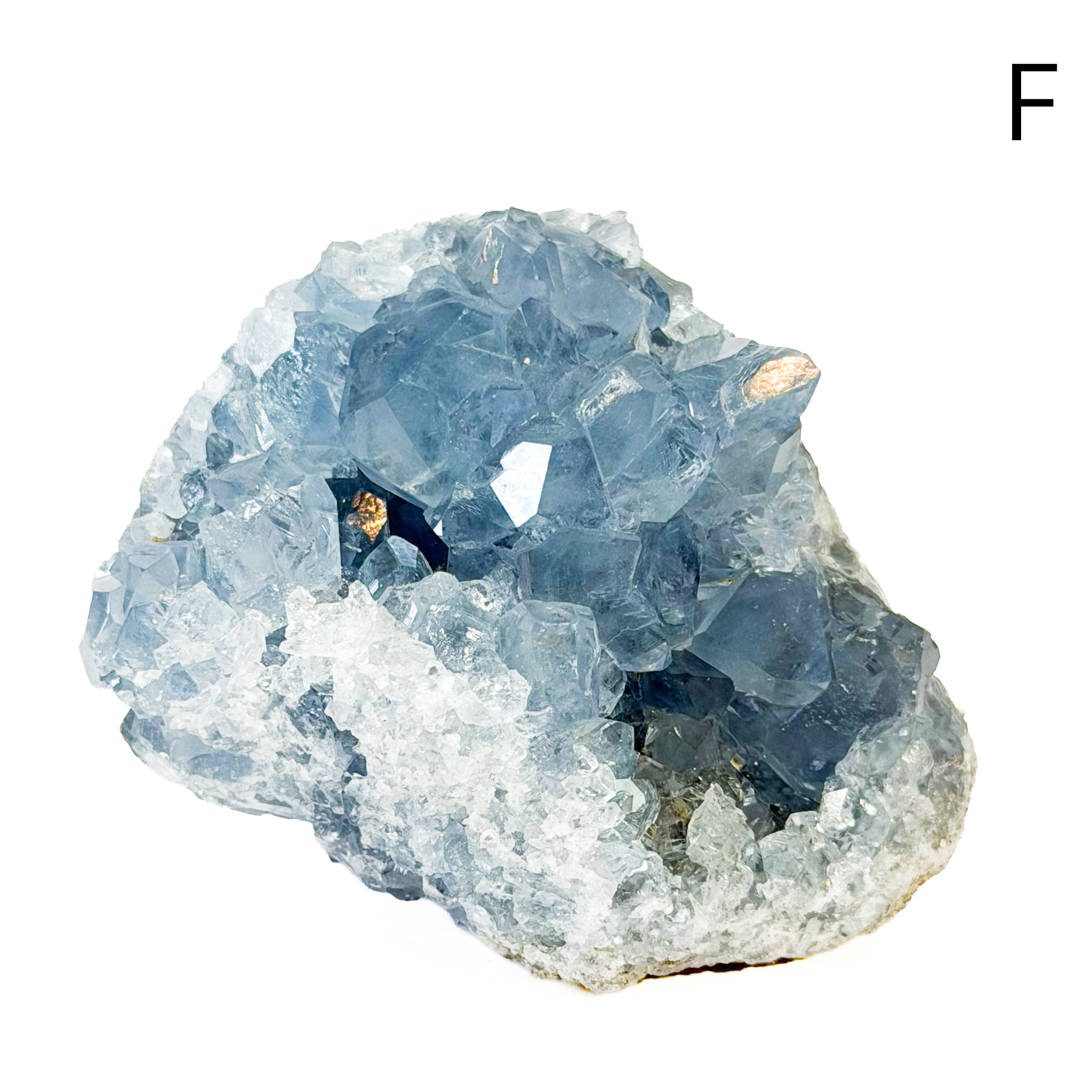 Blue Celestite Cluster