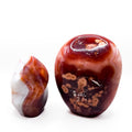 Carnelian Free Form and Flame