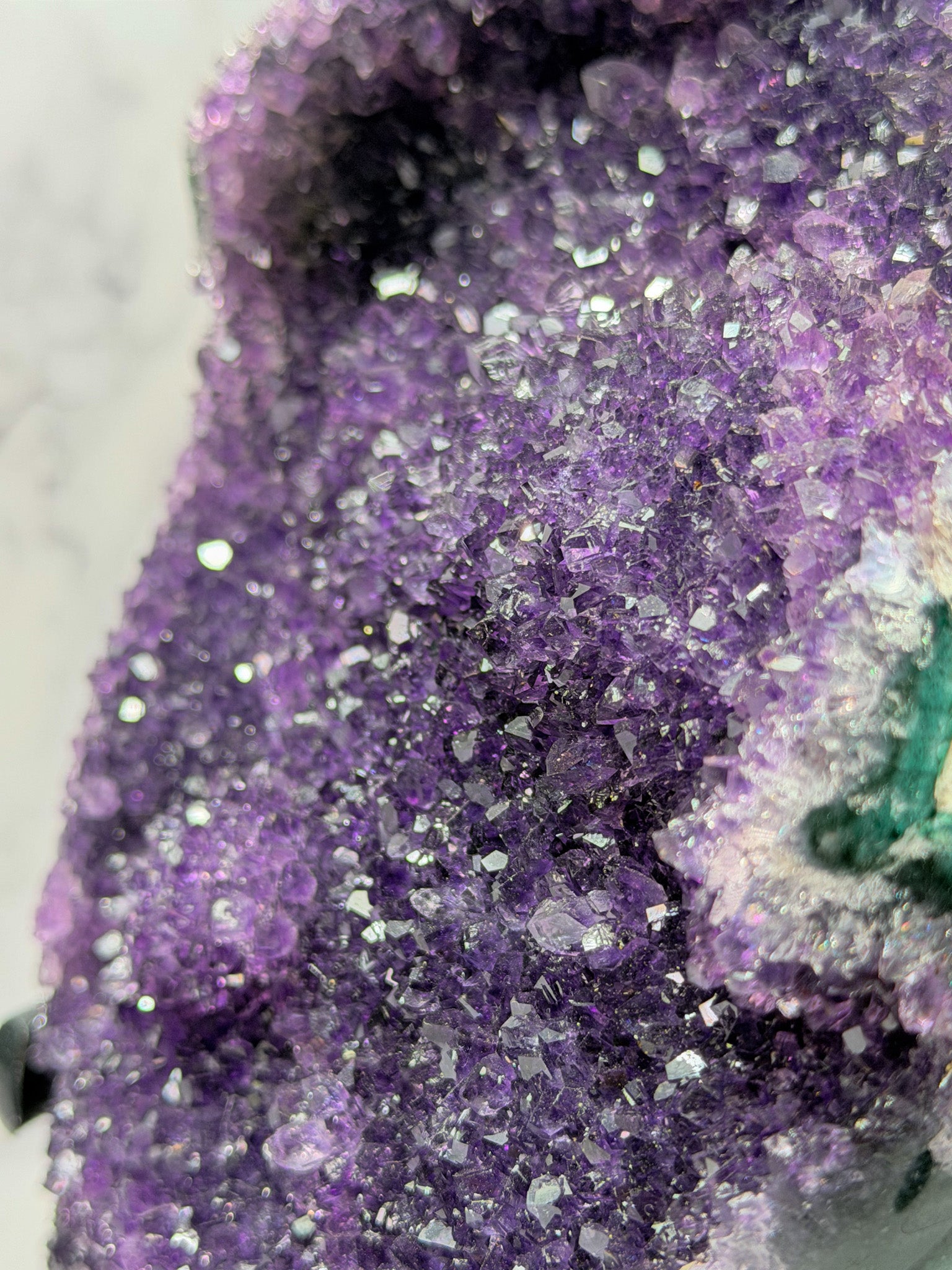 Purple Amethyst on Stand - From Uruguay