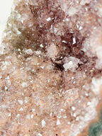 Pink Champagne Amethyst on Stand - From Uruguay
