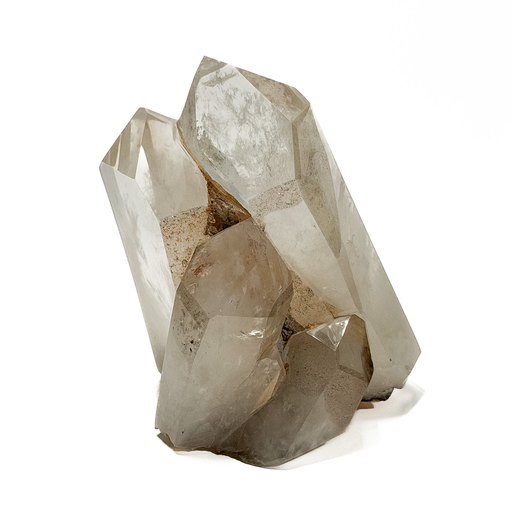 4 Points Clear Quartz Cluster