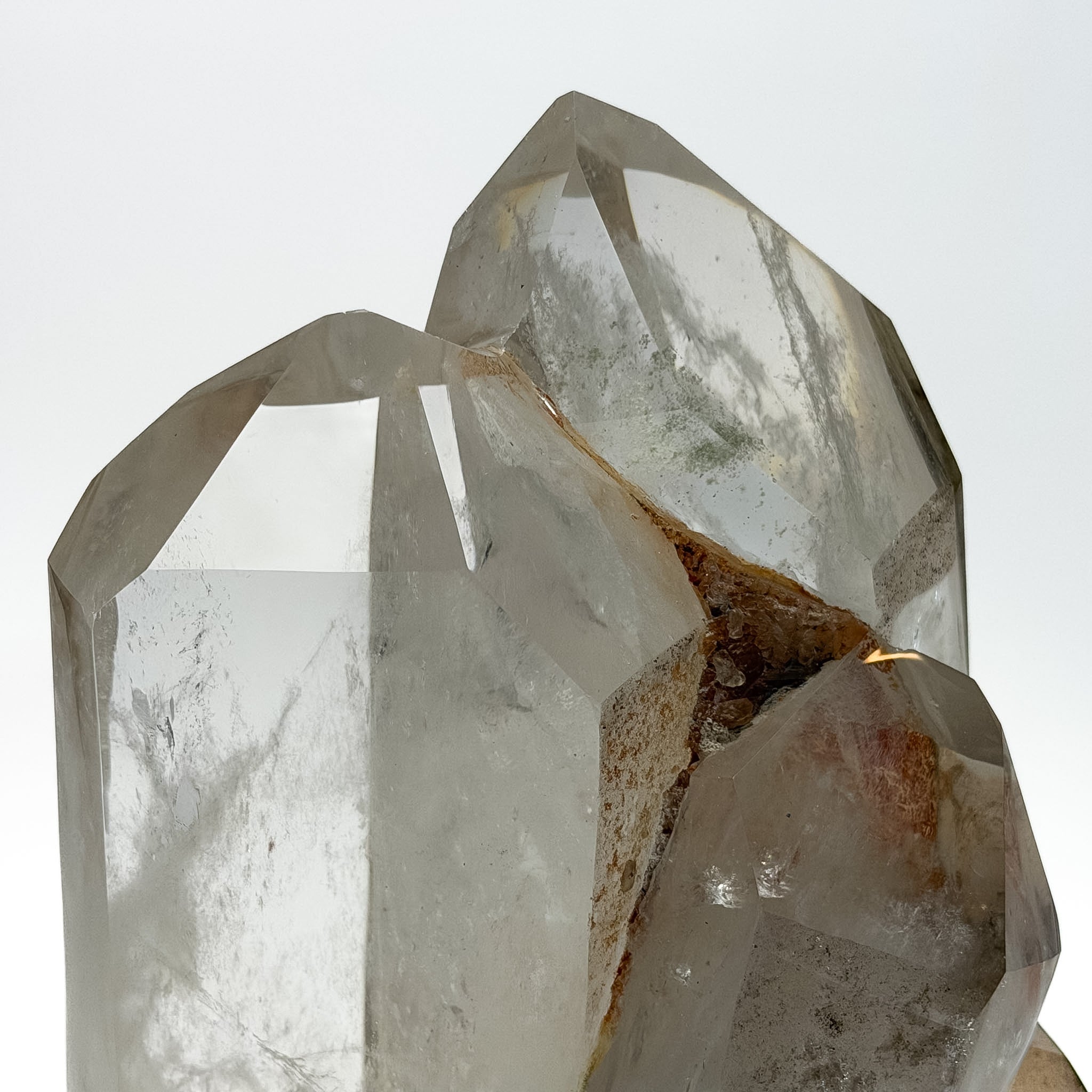 4 Points Clear Quartz Cluster