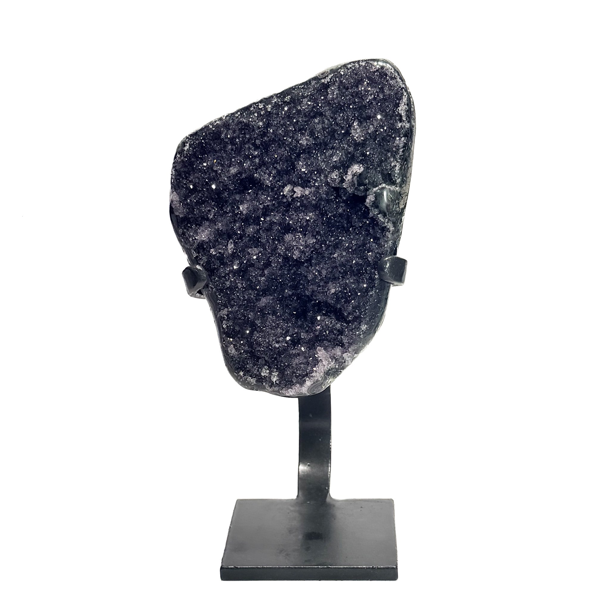 Dark Purple Amethyst on Stand - From Uruguay