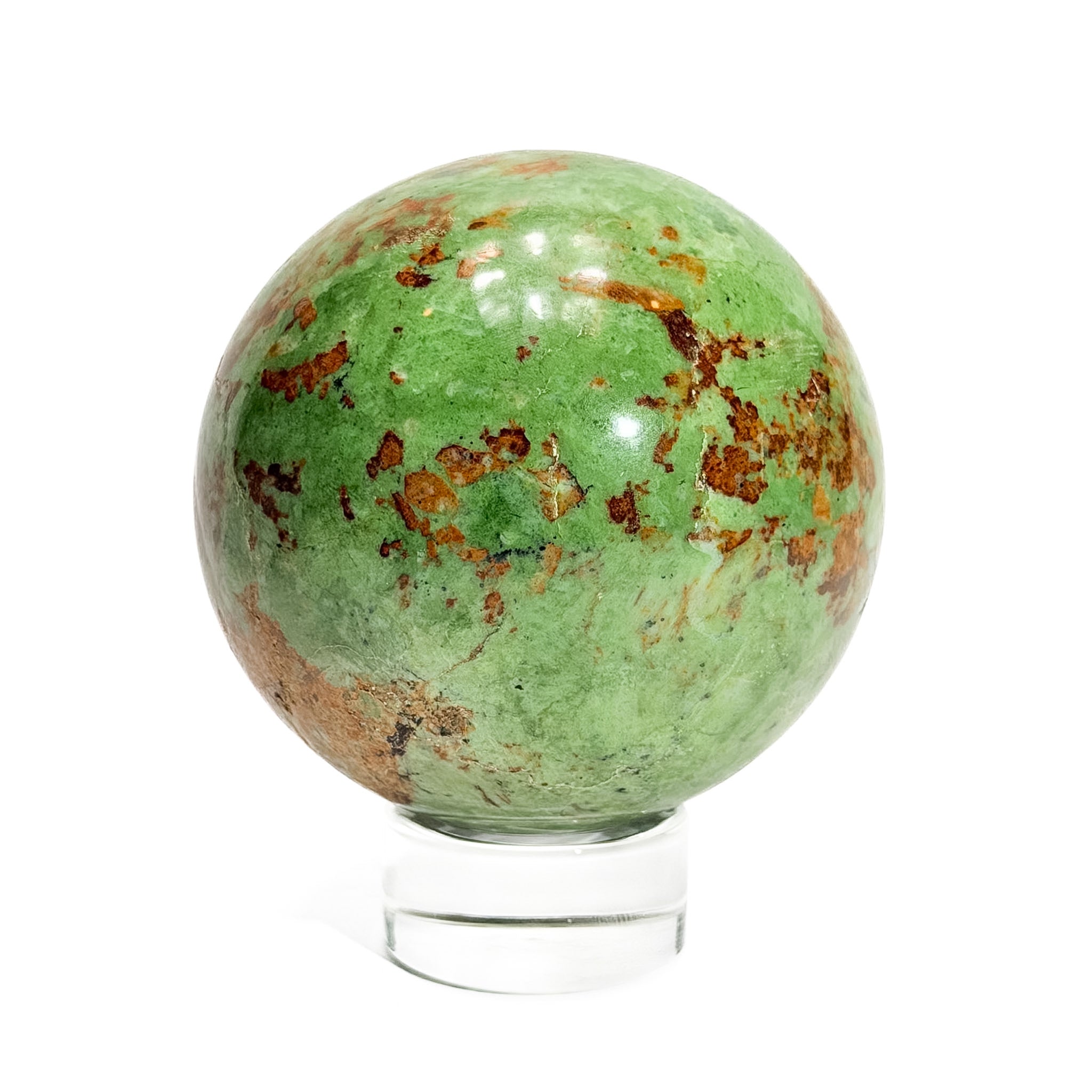 Chrysoprase Sphere
