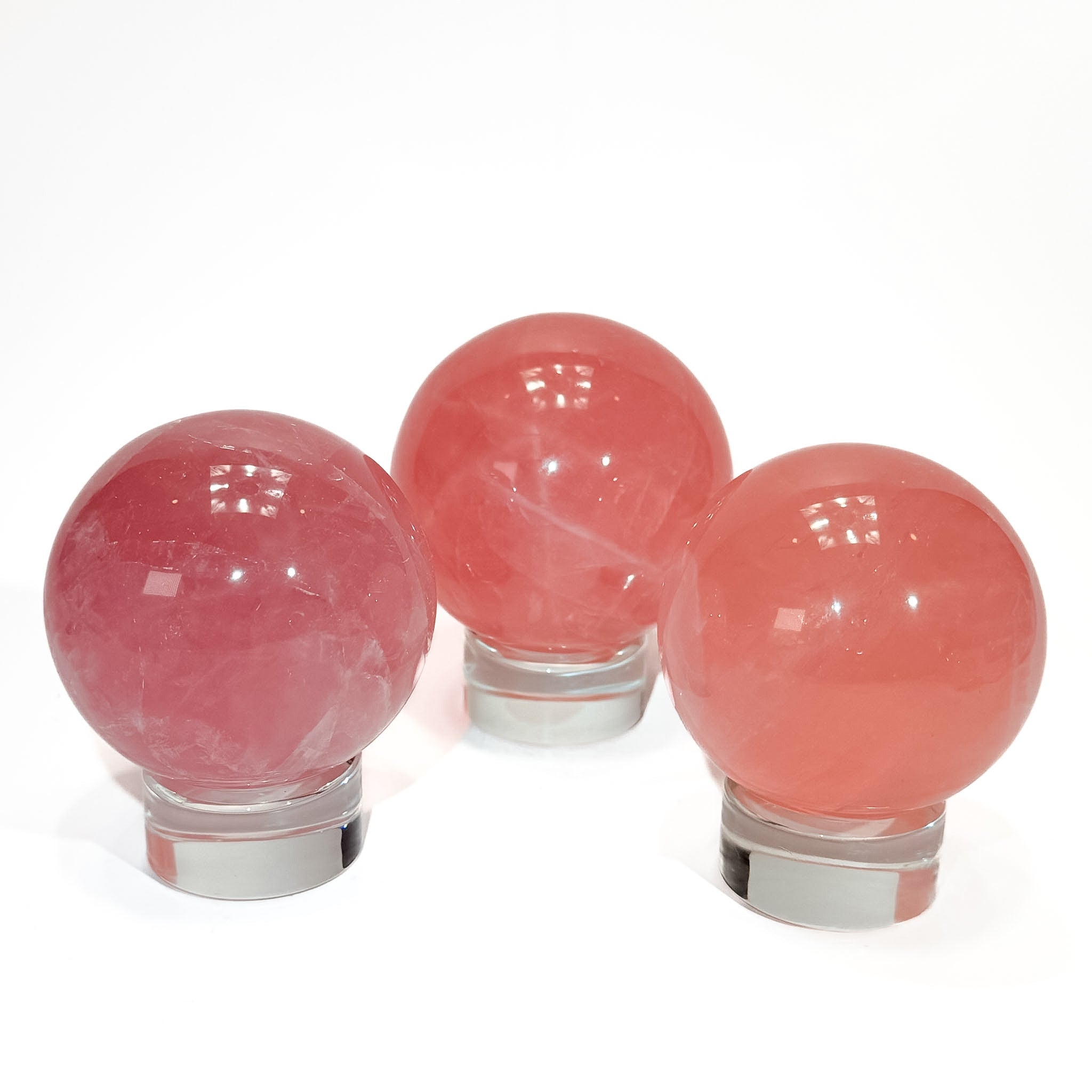 Star Rose Quartz Sphere - Premmium Quality