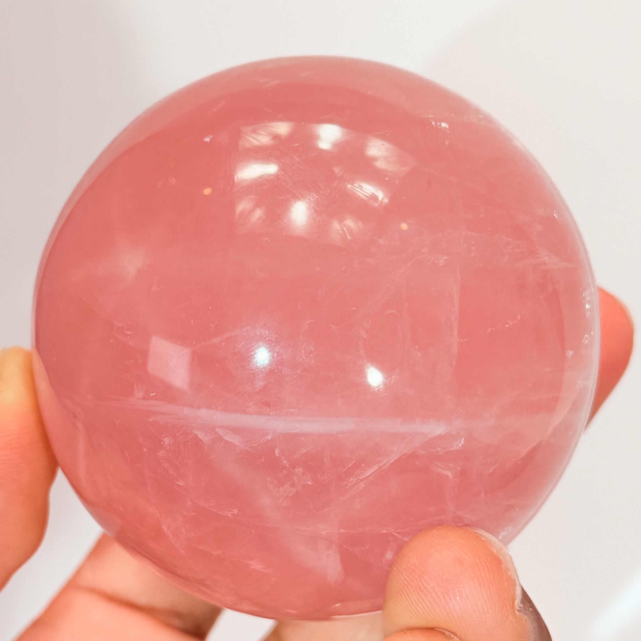 Star Rose Quartz Sphere - Premmium Quality