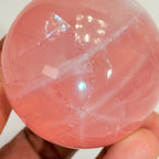 Star Rose Quartz Sphere - Premmium Quality