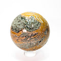 Ocean Jasper Sphere - Orbicular 8th vein