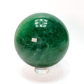 Deep Green Fluorite Sphere - From Brazil