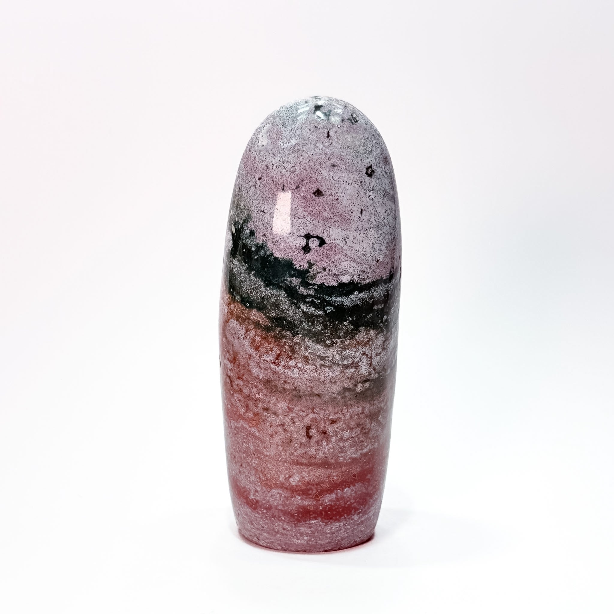 Sea Jasper Free Form - Pink Wave