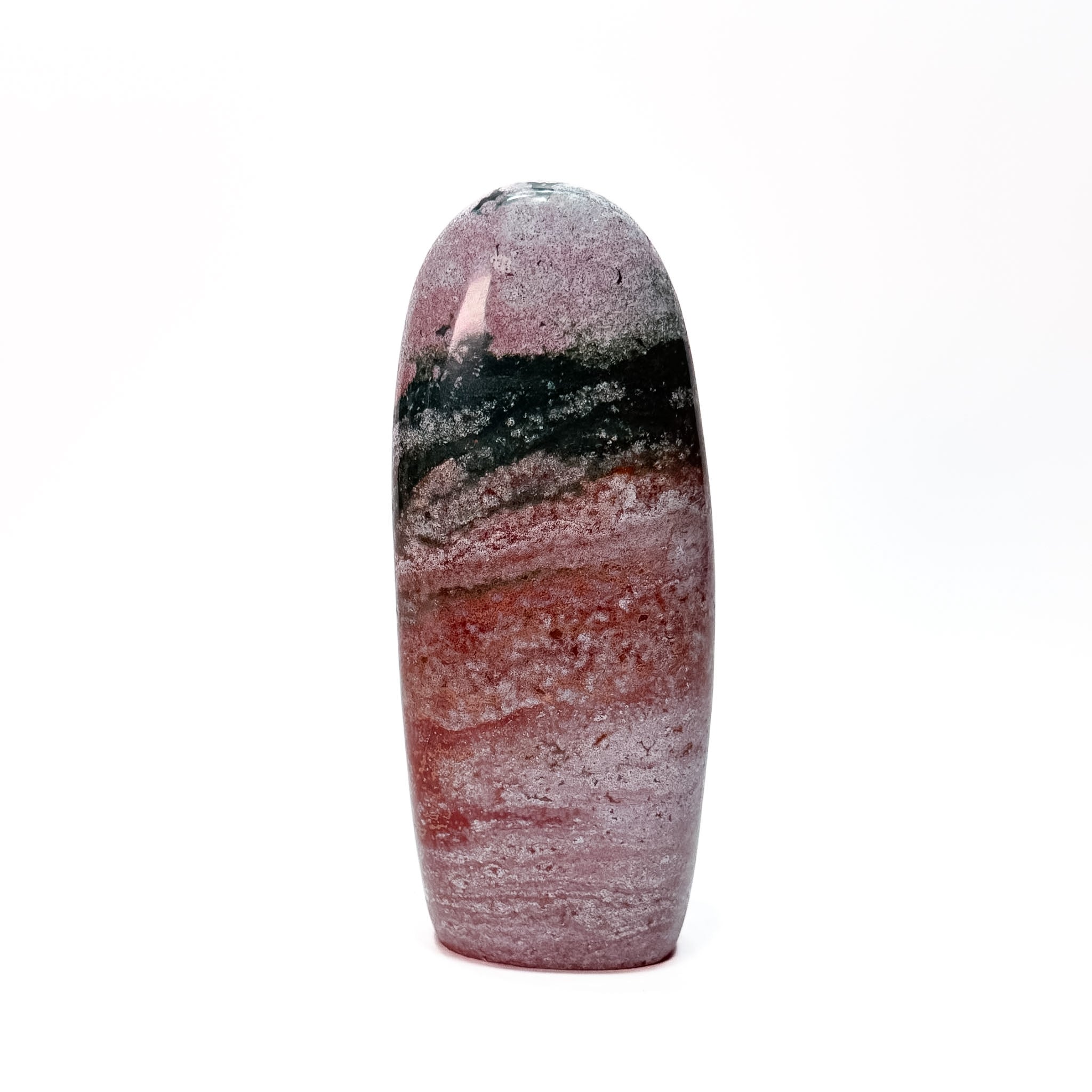 Sea Jasper Free Form - Pink Wave