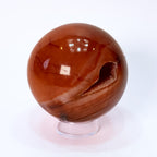 Carnelian Sphere with Druzy Cave