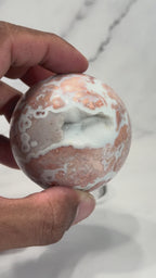 Cotton Candy Agate Sphere - From Mexico