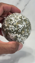 Ocean Jasper Sphere - 8th vein